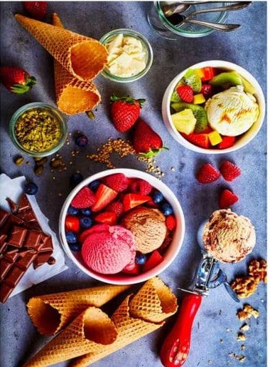 فرش آشپزخانه طرح میوه  4