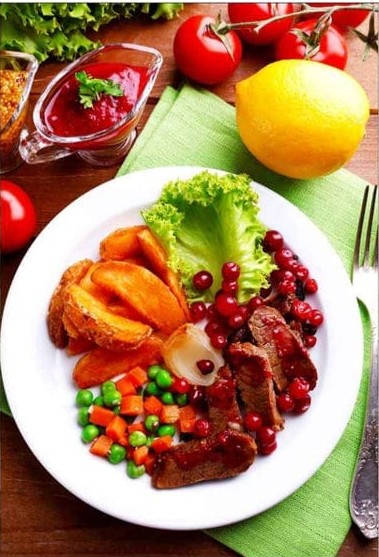 فرش آشپزخانه طرح غذا 5